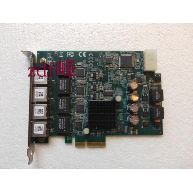 凌华PCIe-GIE64+ 51-18519-0A50/0A40 图文信息采集卡四通道网卡