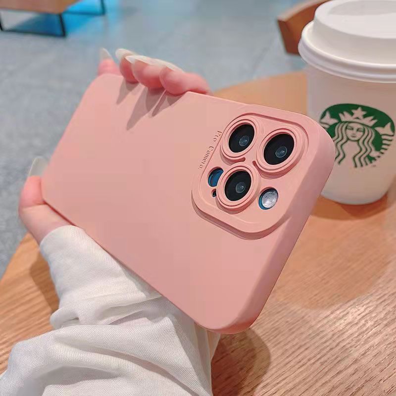 适用苹果14肤感液态硅胶手机壳iphone13pro全包镜头12新款14plus软壳15防摔xsmax简约保护xr男女11爆款不发黄怎么看?