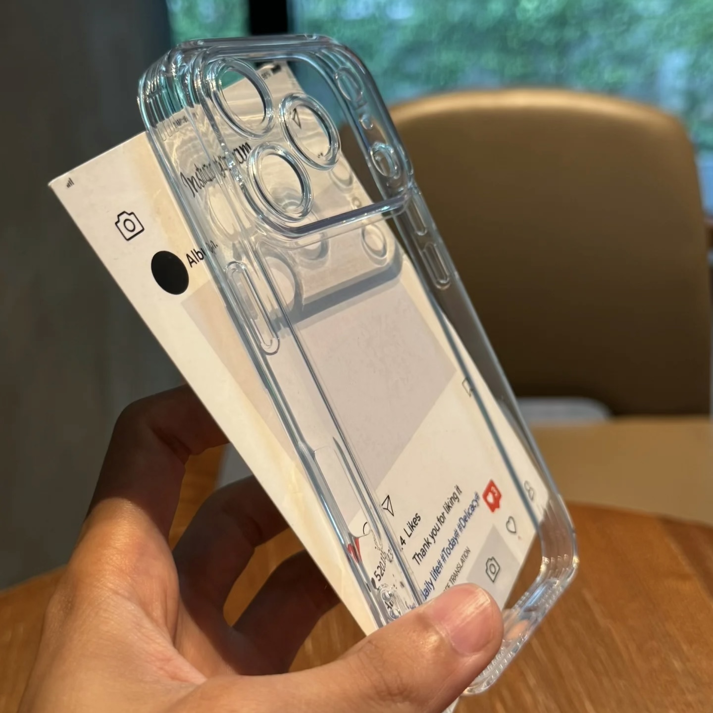 精孔透明防摔软保护壳