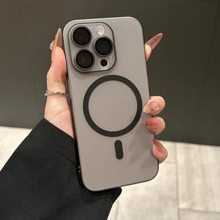 超薄冰雾磁吸适用苹果iPhone16磨砂magsafe手机壳15透明17防摔13保护套14promax亲肤12散热不发黄镜头膜plu硬