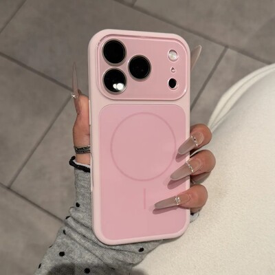 秒变磁吸细圈玻璃镜头膜iPhone壳