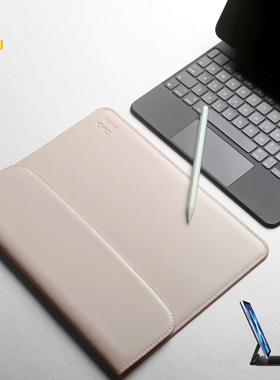 CIMO通勤iPad内胆包适用2026新款iPadPro11轻奢真皮M5内胆袋Air13寸商务轻薄保护套iPadmini二层真皮皮套8.3