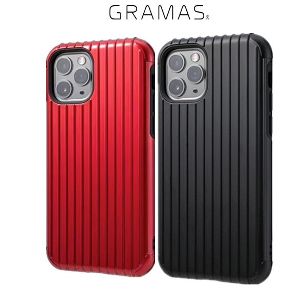日本GRAMAS适用于苹果iPhone11promax创意行李箱手机壳11pro双层硅胶防摔全包保护套男女款个性潮牌