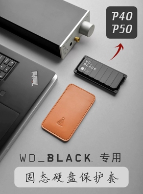 适用西数P40P50P10闪迪ProG40华硕ROG固态移动硬盘盒真皮套收纳包