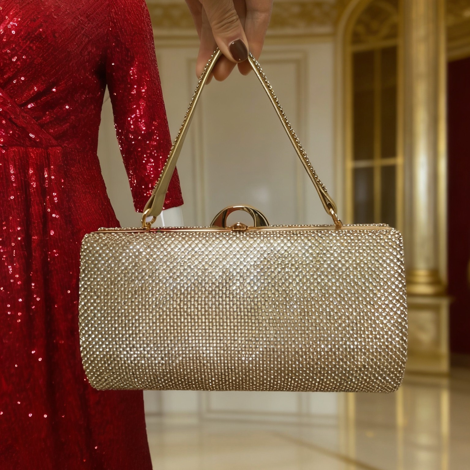 婚礼妈妈手提包大容量包包轻奢小众高级感婚包手包手拿包旗袍配包