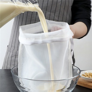 厨房豆浆过滤袋超细纱布家用果汁葡萄酒过滤器隔渣袋果蔬漏网滤袋