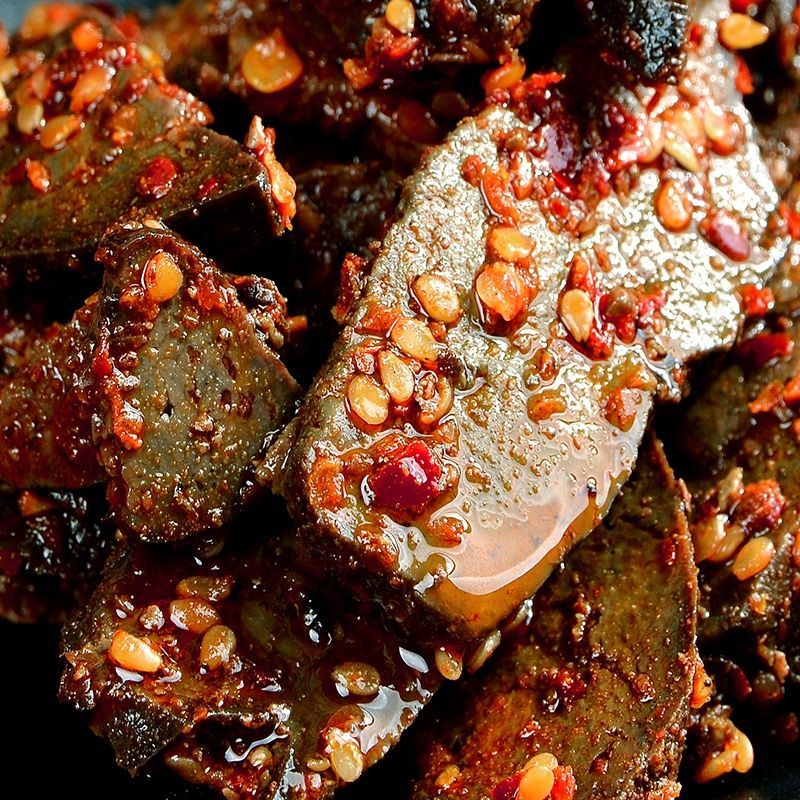 辣阿哥柴火猪肝湖南特产香辣味下酒菜熟食办公室解馋追剧零食小吃