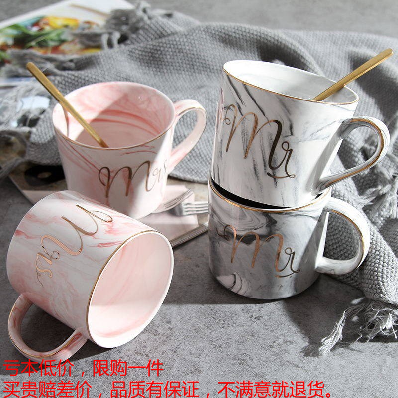 Northern Europe originality glass Marble ceramics Water cup Mug student giftin the Tableware , Cup/Cups/Kettle , Mug  category - from Buy2taobao.com to provide professional Taobao agent buy service