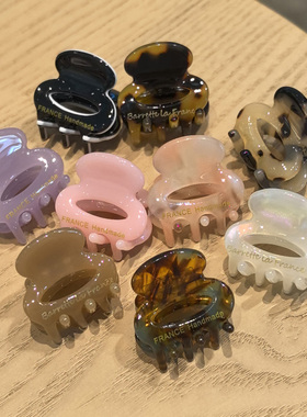 aidemoli韩国进口发饰小巧迷你镂空椭圆刘海抓夹发抓