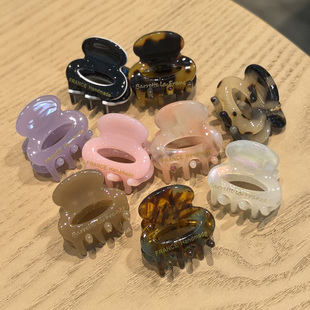 aidemoli韩国进口发饰小巧迷你镂空椭圆刘海抓夹发抓