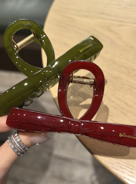 韩国进口发饰AZNAVOUR/AZ糖果11cm多发量大号鲨鱼夹抓夹发抓