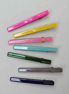 韩国进口 AZNAVOUR/AZ 糖果色基础款 好用发夹边夹鸭嘴夹小