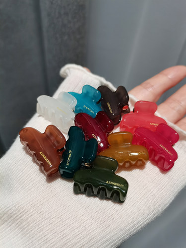 韩国进口GRAIN de BEAUTE/AZNAVOUR/AZ抓夹小巧糖果多巴胺发抓