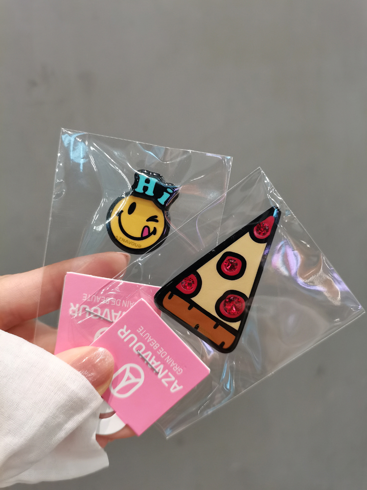 韩国进口AZ笑脸美人鱼手机贴纸