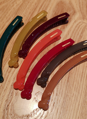 韩国进口 AZNAVOUR AZ 发饰简约chic时尚细长发夹香蕉夹横夹