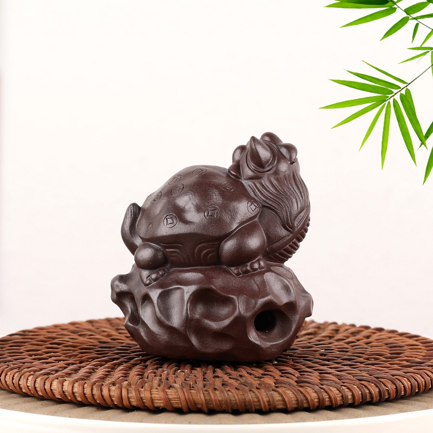 宜兴紫砂太湖石乌龟茶宠手工茶玩