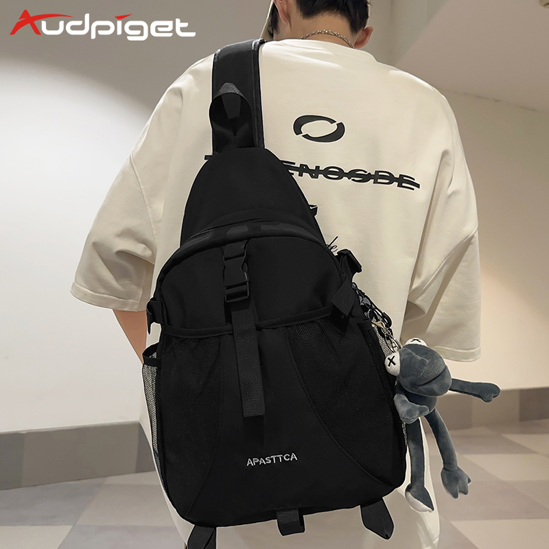 单肩包运动潮流2024新款