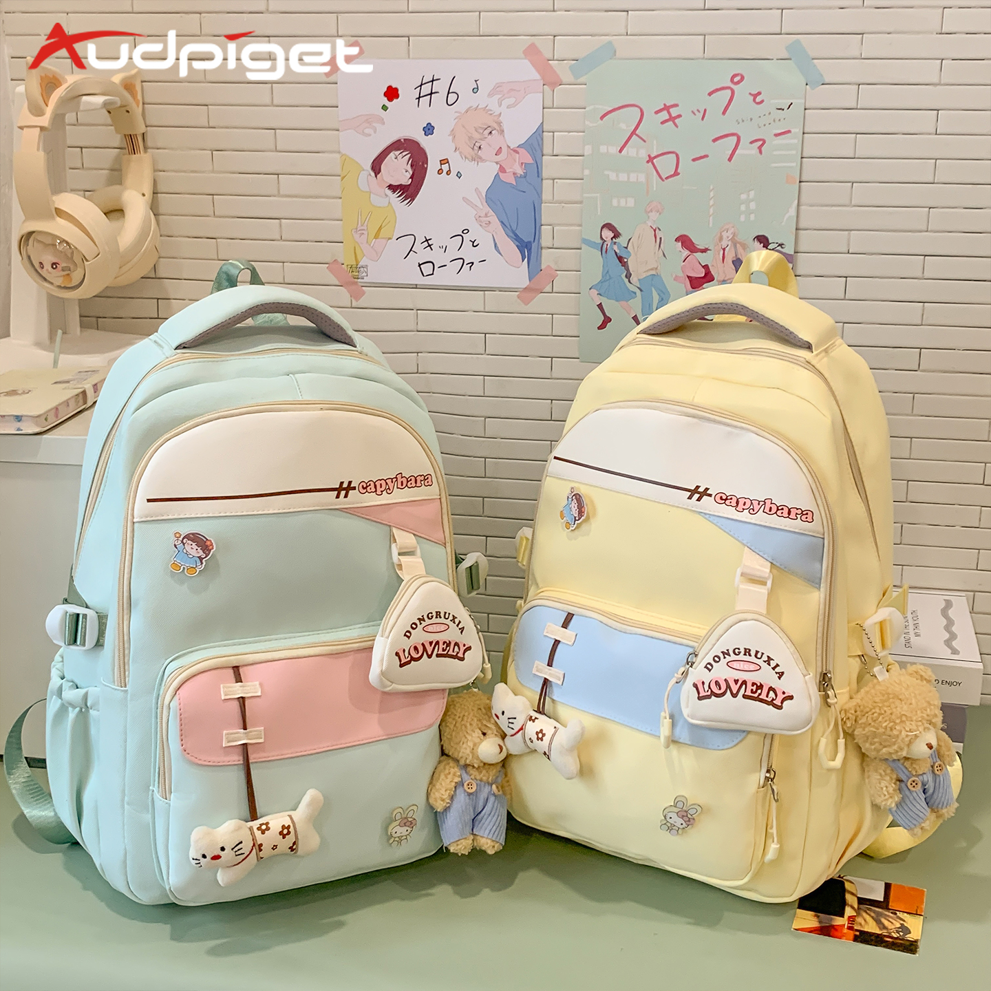 可爱双肩包女孩儿童高颜值出游小背包外出旅行包中大童小学生书包