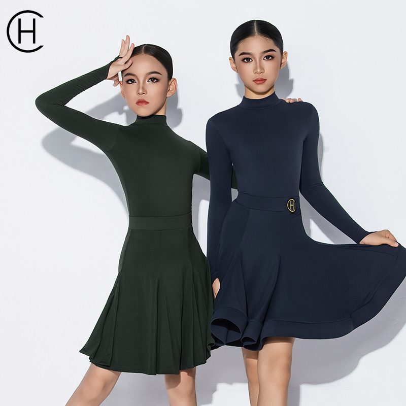 皇朝2025新款秋冬磨毛拉丁舞服