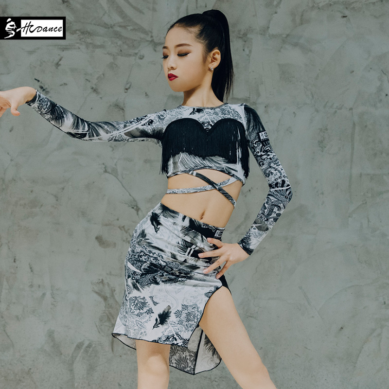 皇朝舞服新品女童专业分体练功