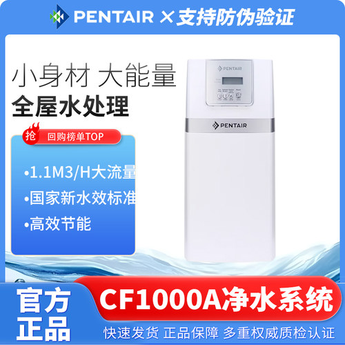 滨特尔中央净水器CF1000A全屋水处理别墅大流量净水系统过滤设备