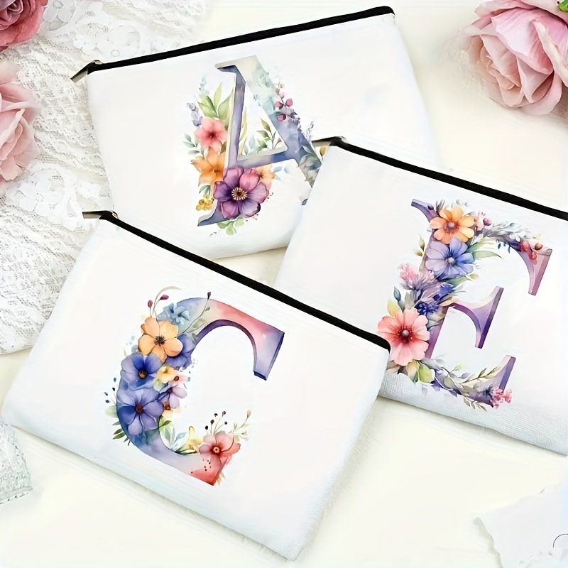 女士化妆包A-Z字母创意图案化妆包收纳包拉链包跨境亚马逊04,箱包皮具/热销女包/男包,手拿包,淘宝优惠券,粉丝福利购,淘宝优惠卷