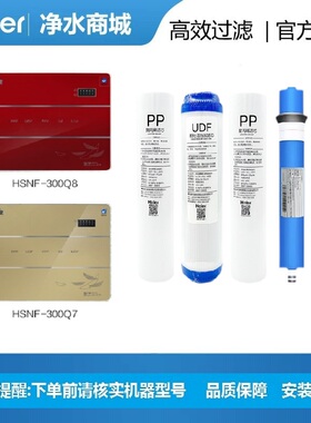 海尔HSNF-300Q7/Q8净水器滤芯施特劳斯净水机纳滤膜聚丙烯UDF滤芯