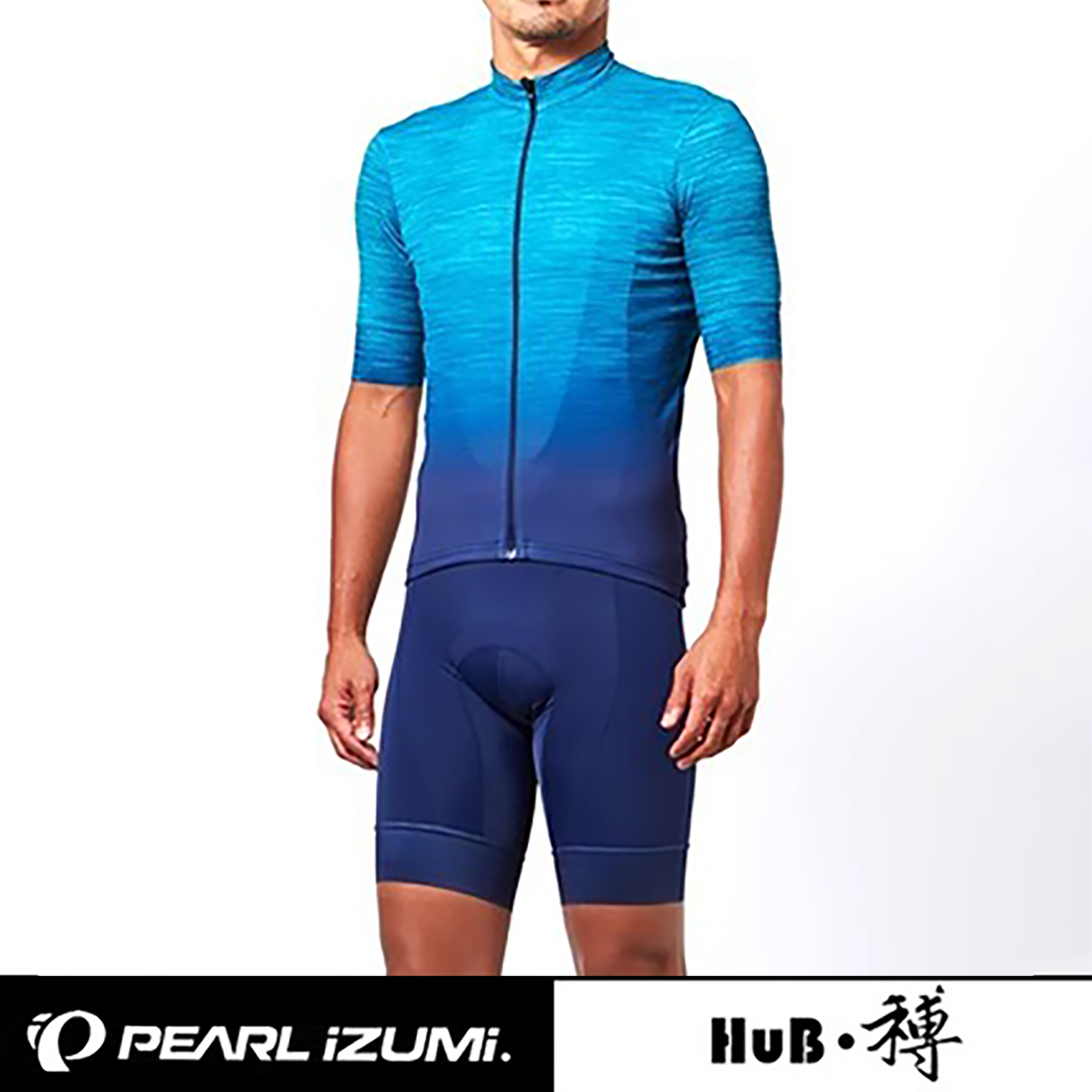 HuB和博 一字米PERAL IZUMI夏季防晒骑行短袖