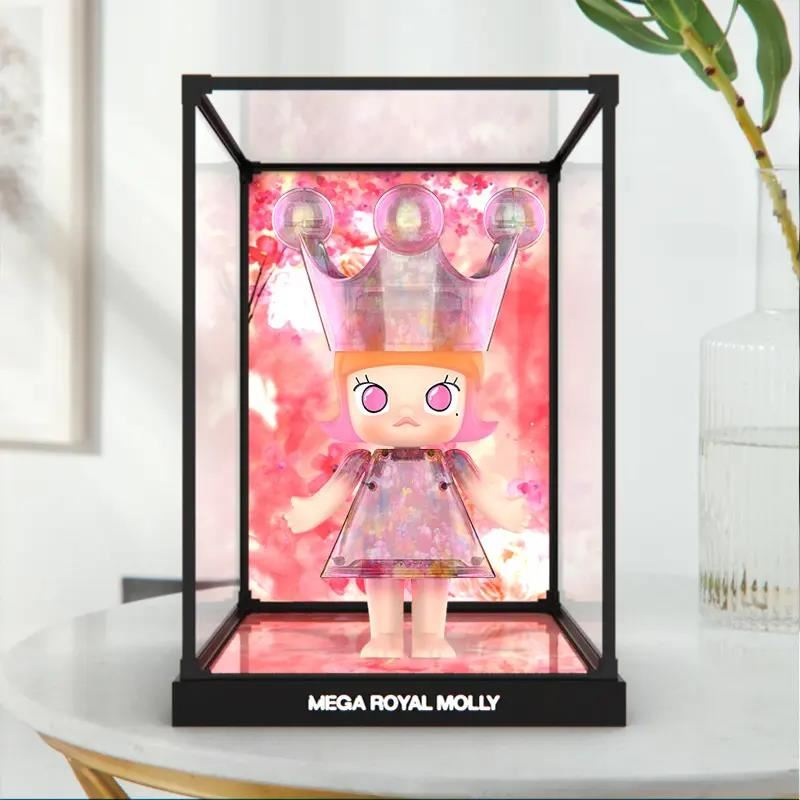 合金框展示盒适用泡泡玛特 MOLLY系列蜷川实花公主 400%大娃罩子