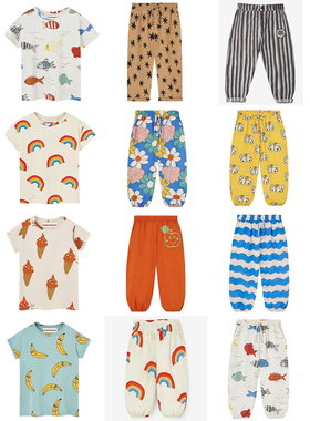 断码 nada防蚊裤 夏款透气中小儿男女童满印居家服