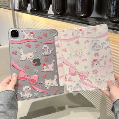 ipad11保护套ipadpro2024苹果平板2021亚克力保护壳11寸ipadair5第十代air6ipadmini7不带笔槽2020第9代三折8