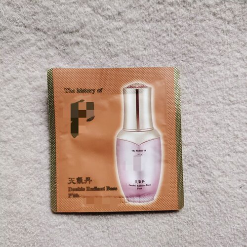 拍一发4 HOU 天~气~丹隔离霜小样花献 华泫精华隔离妆前乳粉色米