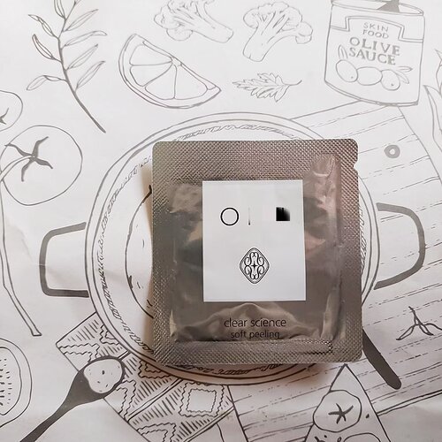 拍1发5片~比一般去角质细5倍~0伤害/韩国O//蕙柔肤去角质啫喱小样