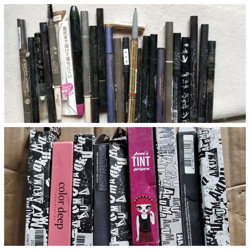 全都是韩国进口~知名品牌眼线胶笔 唇线笔眉笔液体腮红随机发巨值
