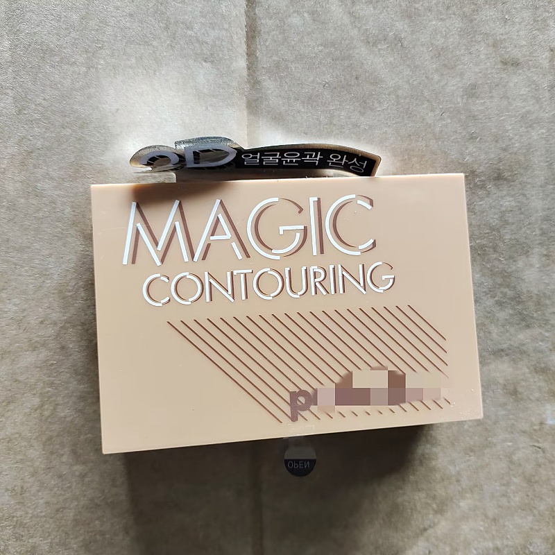 韩国柜79~爱//茉~@li鼻侧阴影小脸3D魔法双色修容粉 提亮高光盘