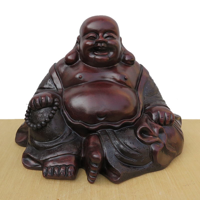 宜兴紫砂摆件 雕塑工艺品佛像 名家正品手工 弥勒佛 财神佛珠包邮