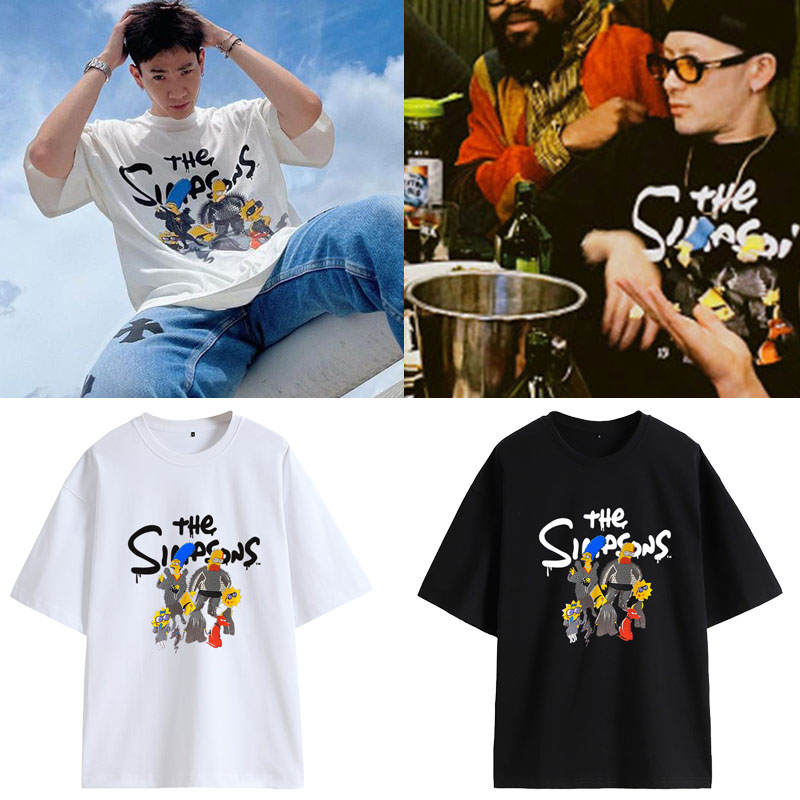 短袖休闲时尚男女纯棉宽松