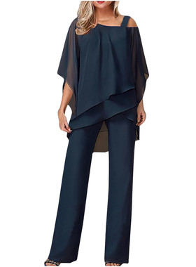 Women's Summer clothes Fashion Loose Casual tops pants Set