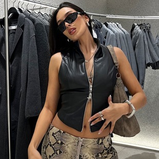 Autumn clothes women's fashionable sexy slim fit vest tops