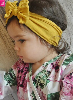 newborn hairband kids hair accessories baby Wide headband 饰