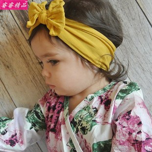 newborn hairband kids hair accessories baby Wide headband 饰