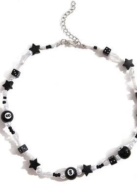 新款波西米亚串珠米珠项链民族风