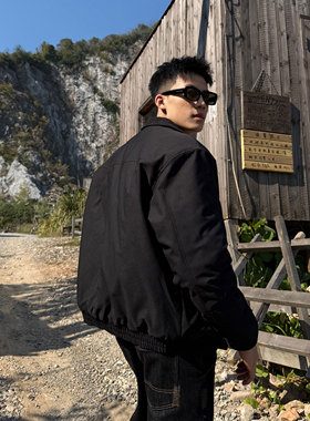 SANBAI 叁佰【T800装甲】冬季新款加厚棉服男短款灯芯绒保暖棉衣