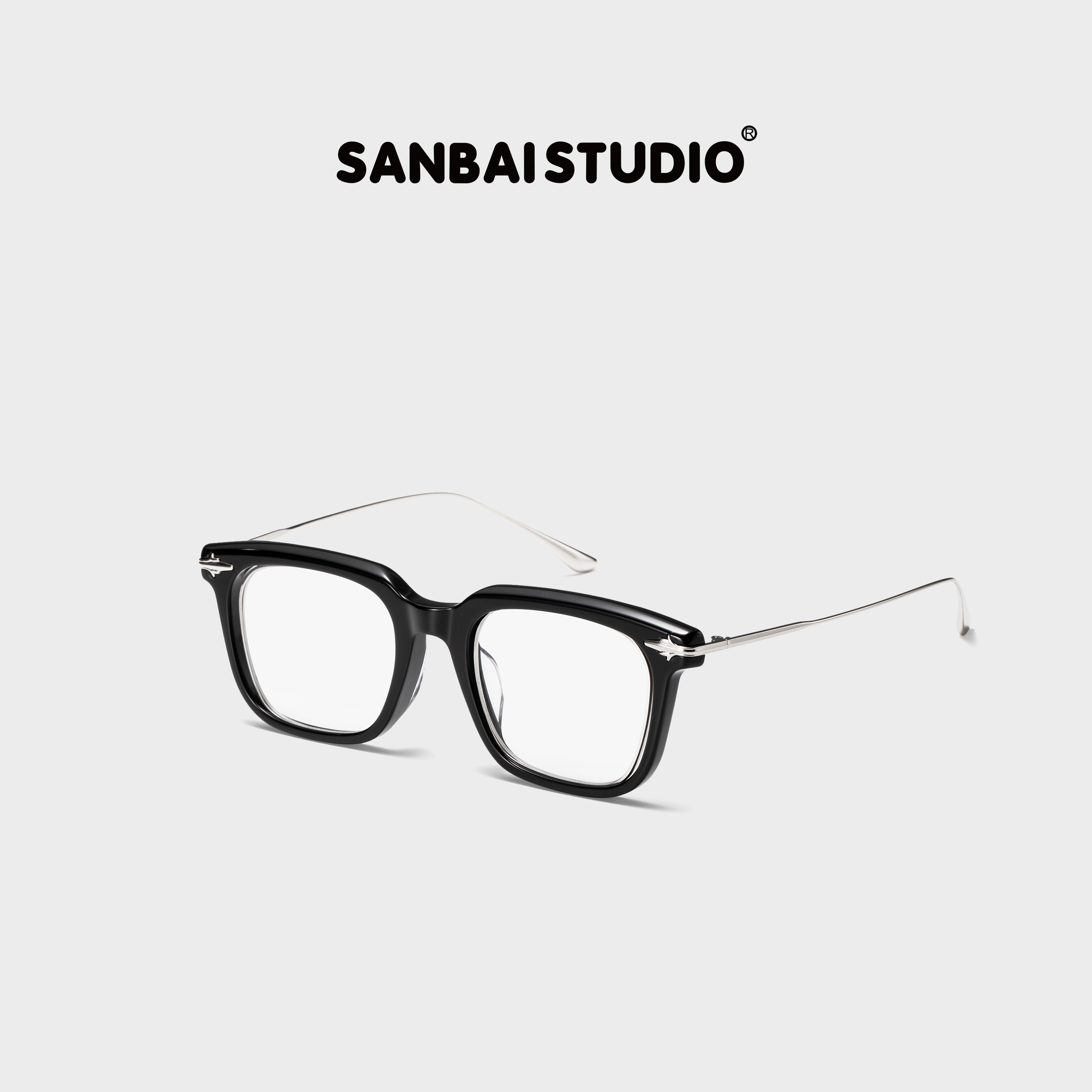 SANBAI叁佰唐草纹防蓝光眼镜