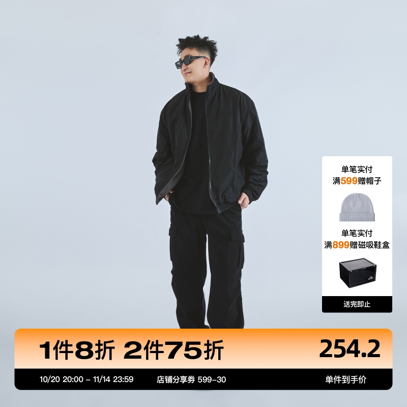 SANBAI纯色双面穿夹克