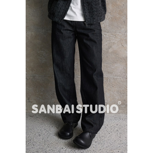 SANBAI叁佰窄版原牛裤