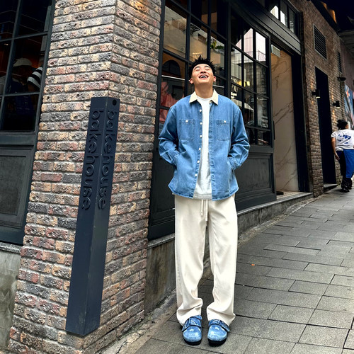 SANBAI加厚灯芯绒休闲长裤