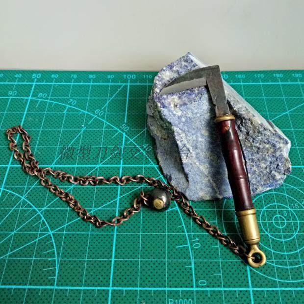 【微型手工模型】微型锁镰 微型刀剑 diy制作(未开刃)