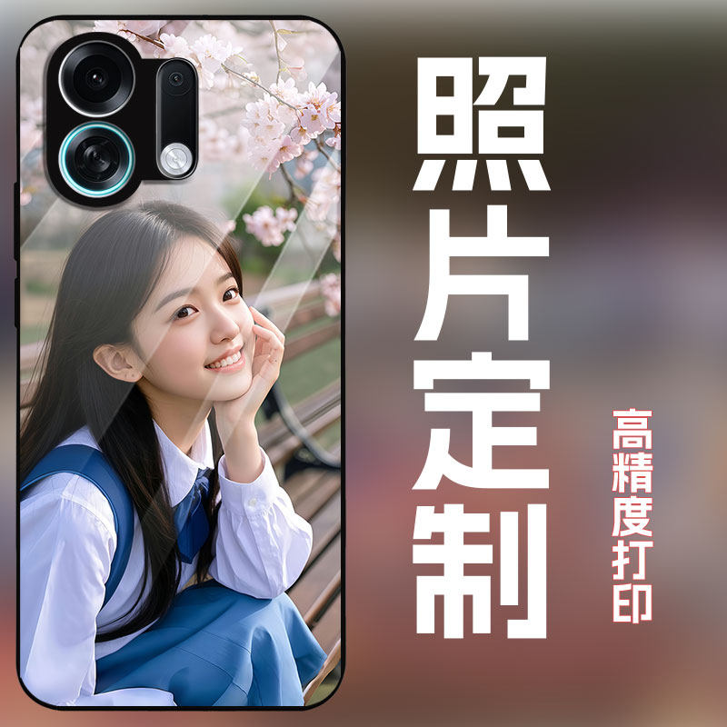 适用oppok13turbo手机壳定制来图定制照片自拍照宝宝照婚纱照订做全包保护套玻璃壳简约创意个性pro