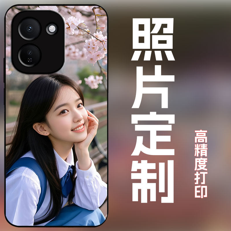 适用iqooz11手机壳定制来图定制照片个性DIY自拍照宝宝照婚纱情侣照订做全包保护套玻璃壳不撞壳男女